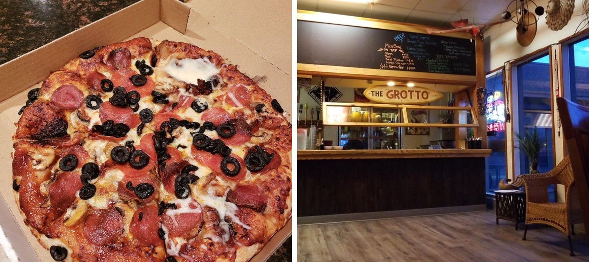 The Grotto Pizzeria Menu